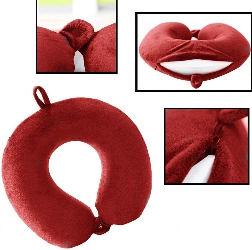 Travel Pillow - Memory Foam Neck Pillow Support Pillow