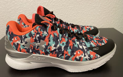 Under Armour Curry 1 Low FloTro Curry Camp 3025632-001 Men Sz 11