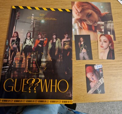 Itzy guess who mafia  album with all inclusions as pictured kpop album
