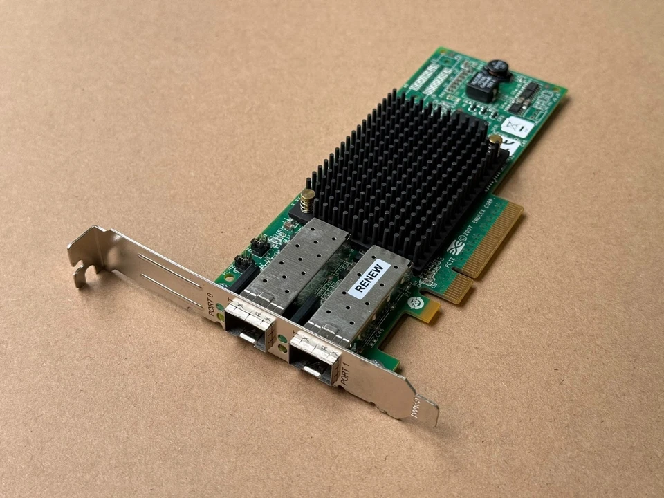 HP AJ763B 697890-001 AJ763-63003 82E 8GB PCI-E Dual Port Adapter LPE12002 - Image 2 of 3