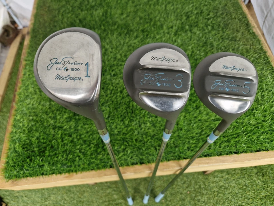 Ladies MacGregor Jack Nicklaus #1 , #3 , #5 Woods - Steel Shafts - Right Handed - Image 2 of 4