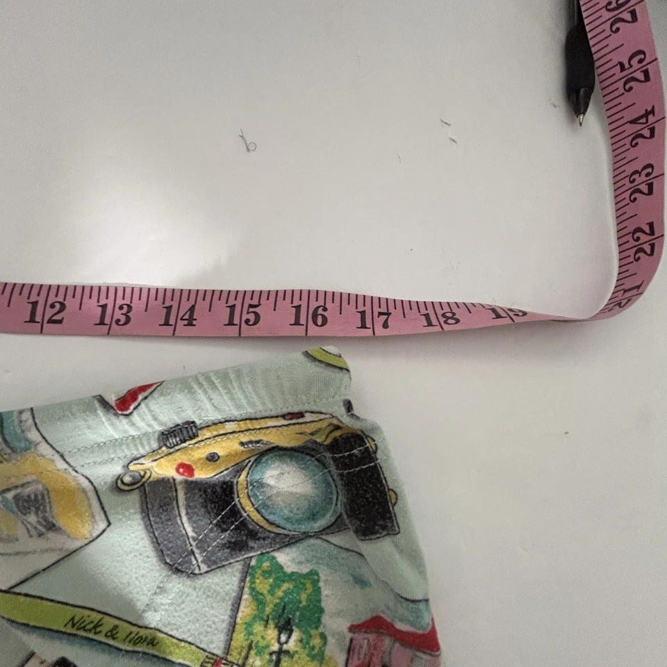 Nick & Nora Pajama Set Womens Large Art Paint Brush Modal Photography Paris Book - Image 4 of 4