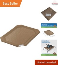 Pet Bed Replacement Cover Nutmeg Medium 35x25.5 Cooling Breathable Nylon