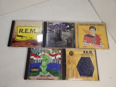 Lot of 5 CD's 90's Rock Alternative Music R.E.M. Spin Doctor's Rage Ugly Kid Joe