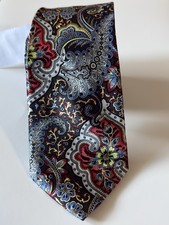 Robert Graham Men  s Silk Tie In Black Color