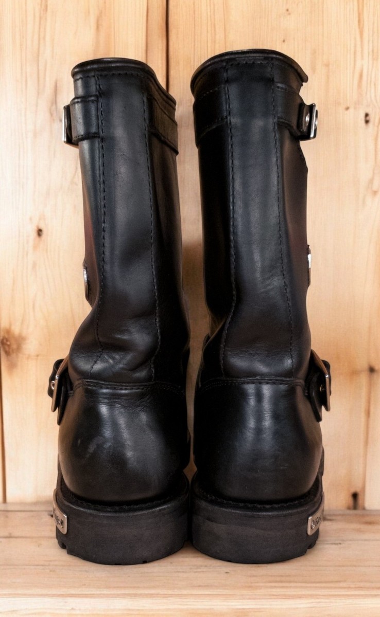 Red Wing 988 Motorcycle Boots Size 8D (Steel Toe) (USA