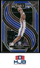 2024-25 Panini Select Adem Bona Blue Prizm Rookie #196 Philadelphia 76ers
