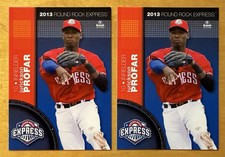 2013 Brandt Lot Of 2 Jurickson Profar #12 Round Rock Express NM-MT Rare