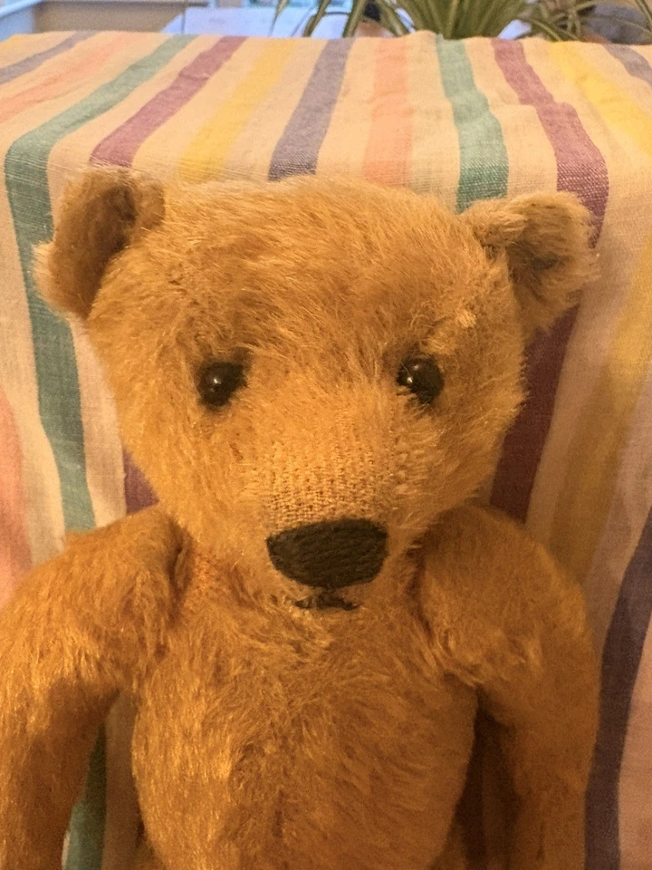 1930's Steiff Blond Mohair Bear with Double FF Button to Ear - Vintage Clothing - Image 3 of 4