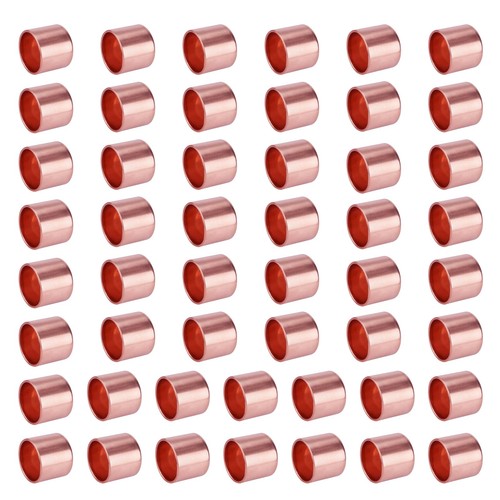 ROGVOC Plumbing Solder Copper Pipe End Cap - Plug, 50-Pcs 3/4 inch Heavy Duty
