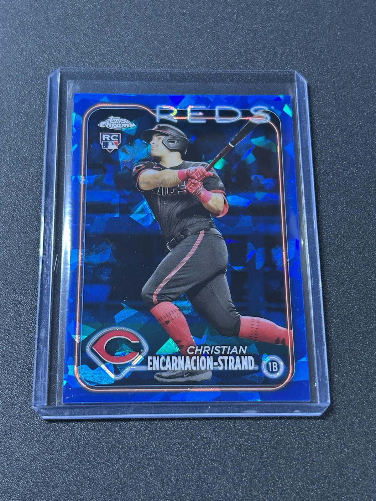 2024 Topps Chrome SAPPHIRE  CHRISTIAN ENCARNACION-STRAND RC #219 Reds D2