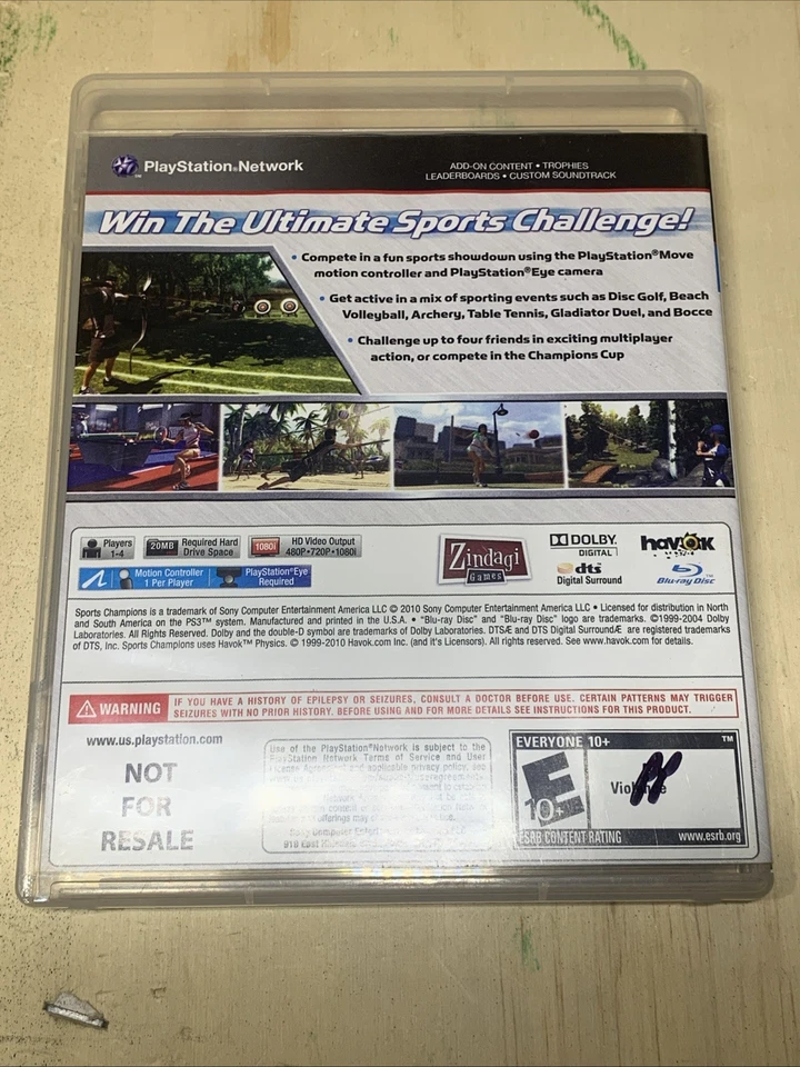 Sports Champions Sony PlayStation 3 PS3 Game Tested & Complete - Image 4 of 4