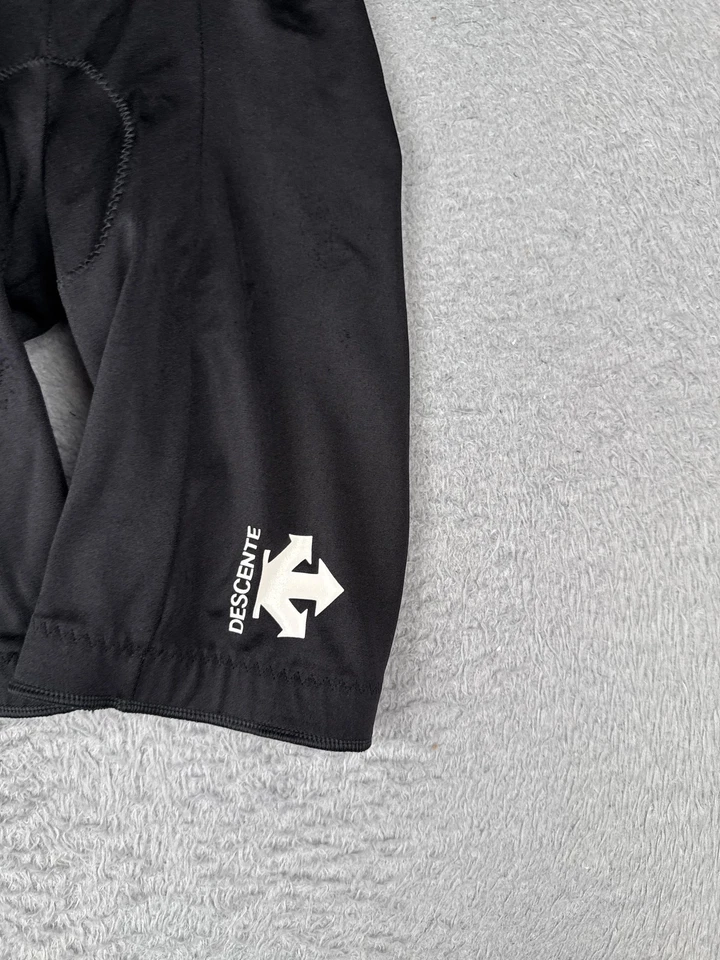 Винтажные велосипедные шорты Descente с подкладкой черные сделано в США взрослый размер неизвестен - Изображение 2 из 4