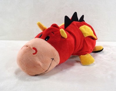 FlipaZoo~ 20'' Ember Dragon & Bei Bei Panda Plush
