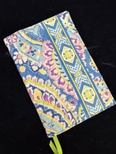 NWT Vera Bradley Capri Blue Paperback Book Cover