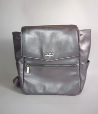 Freshly Picked diaper Bag Backpack Silver Gun Metal Grey S3