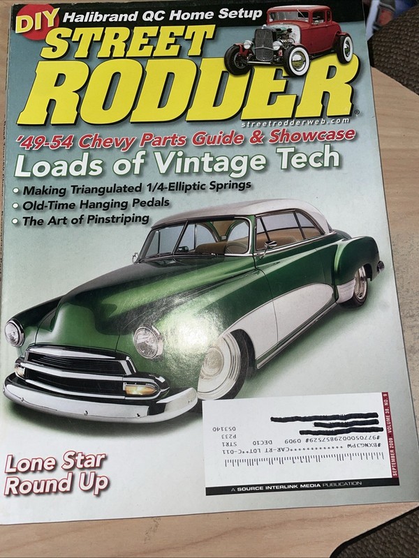 2009, 2011 Lot of 3 Street Rodder Magazines: Sept. 2009, Feb.-March 2011