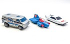 Vintage Matchbox / Corgi diecast x3 Supermobile James Bond Lotus Vampire Van