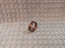 Vermont Handcrafted Washington Quarters coin ring, 2001, size 7 -1/2
