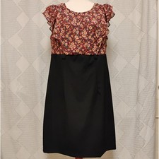 Alyx Floral And Black Dress Women's Size 16