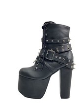 Demonia Boots Uk7 Blk JyZ33