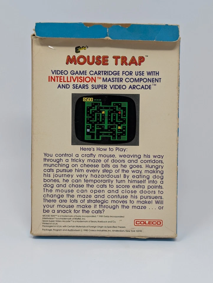 Mouse Trap Sears (Intellivision) - No Manual - Image 2 of 4