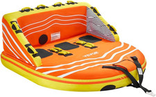 Towable Tube for Boating, 1-3 Riders Inflatable Boat Tubes and Towables, 510Lbs