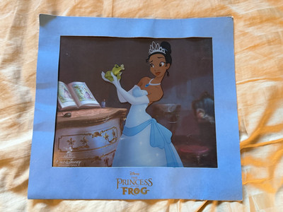2009 Disney Animation The Princess and the Frog Limited Edition Animated Cel VG+