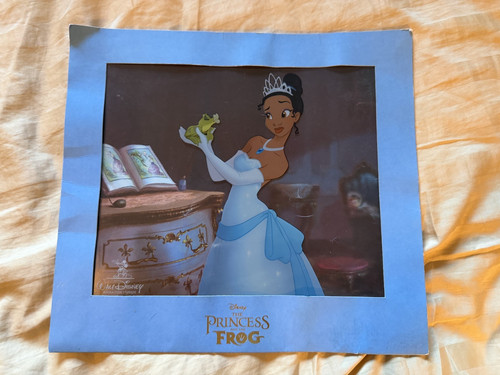 2009 Disney Animation The Princess and the Frog Limited Edition Animated Cel VG+