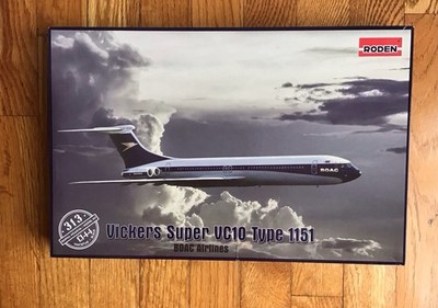 RODEN 1:144 Kit VICKERS SUPER  VC10 Type 1151 BOAC Airlines #ROD313