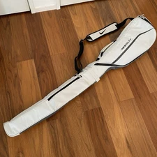 Nike Light Gray Club Case Golf Bag Carry Bag Range bag Rare Japan Used