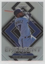 2022 Panini Prizm Emergent Silver Prizm Teoscar Hernandez #E-9 0uf1