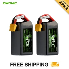 2X Ovonic Force 6S 1300mAh 130C 22.2V LiPo Battery With XT60 Plug For FPV Racing