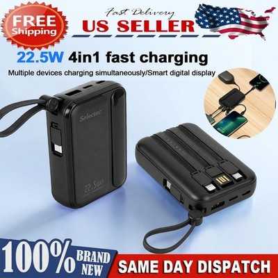 Power Bank 50000mAh 22W Portable Charger Battery Pack USB C For Outdoor Travel