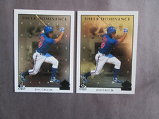 1988 SP AUTHENTIC SHEER DOMINANCE GOLD CARD DELGADO JOSE CRUZ JR. BLUE JAYS