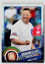 Graham Elliot 2015 Topps #FP-10 First Pitch Chicago Cubs