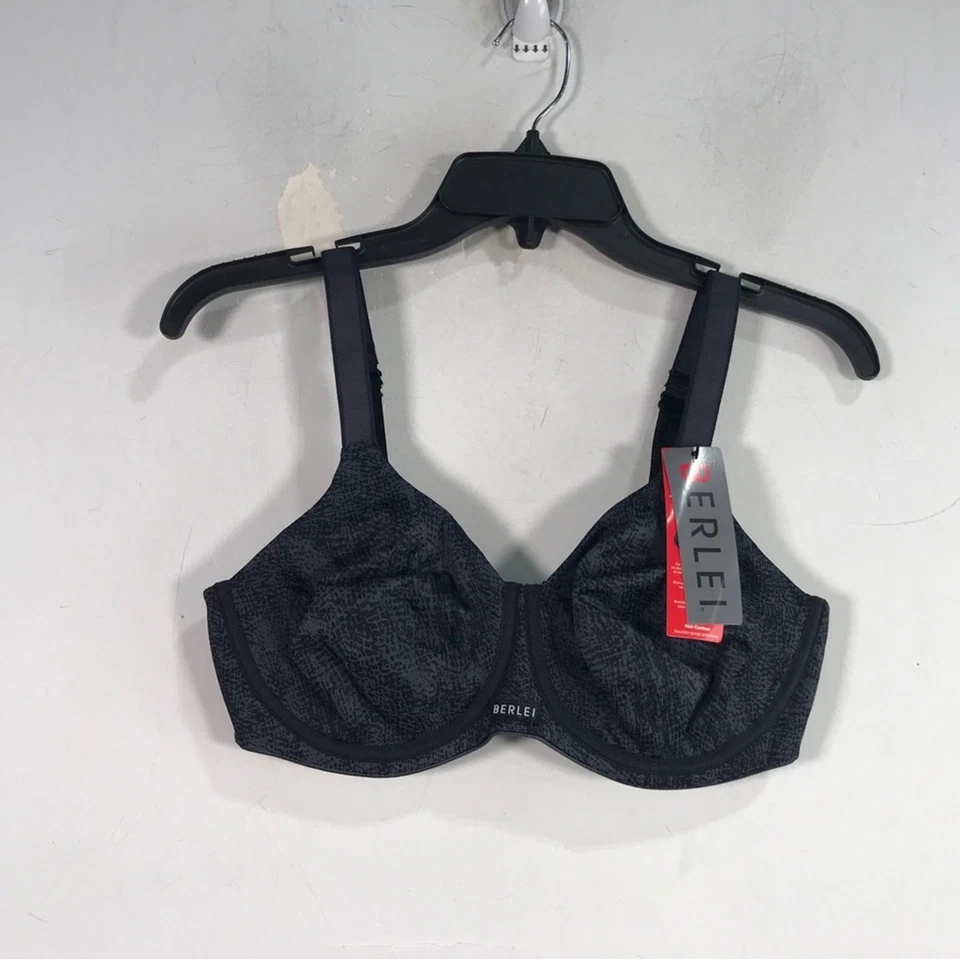 Berlei High Performance Wired Bra, Women's Size 36D - Black - Image 2 of 4