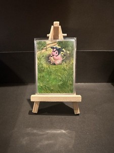 Miltank Pokemon FanArt Hand Painted Card extended art Collectible ACEO ORIGINAL