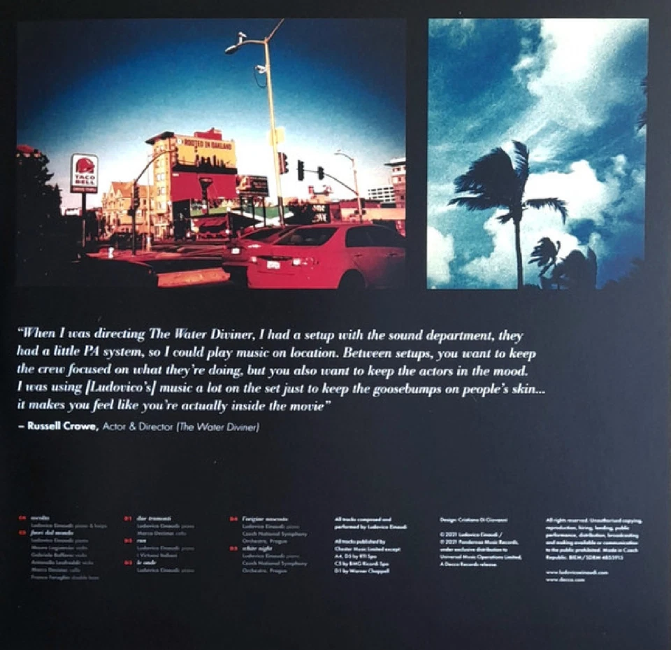 Ludovico Einaudi Cinema Decca – 4855915 Compilation 2xLP - Image 4 of 4