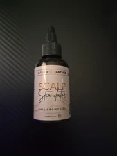 Scalp Stimulator Hair Growth Oil, Cold Pressed Mint and Rosemary Blend with G...