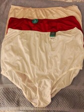 3 Pair Sz 10 VanityFair "Perfectly Yours" Brief Panties 100 Nylon