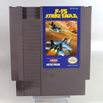 F-15 Strike Eagle - Nintendo NES Cartridge- Tested & WORKS - see screenshots!