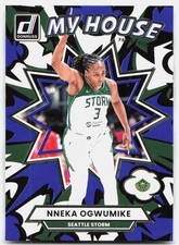2025 Donruss WNBA #7 Nneka Ogwumike My House Press Proof Blue Seattle Storm