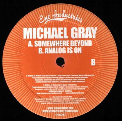 Michael Gray - Somewhere Beyond / Analog Is On - Vinyl Record 12 - F4593z