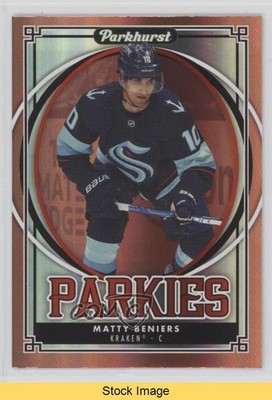 2023-24 Upper Deck Parkhurst Parkies Red Achievement Matty Beniers #P-6 READ 8tn