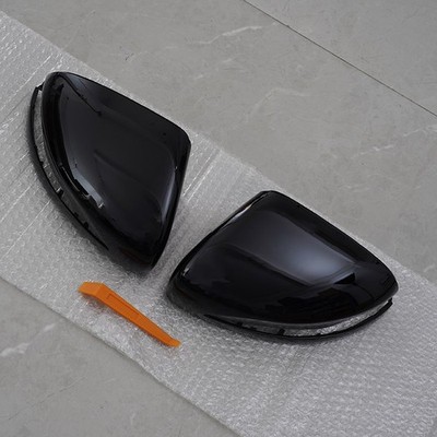 2x Spiegelkappen Für Mercedes X167/W167/ W464 /G63 2019 2020 2021-2023 Schwarz