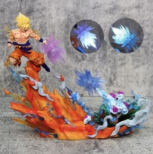 Anime Dragon Ball - Goku vs Frieza Figur/Statue/Spielzeug Neu LED