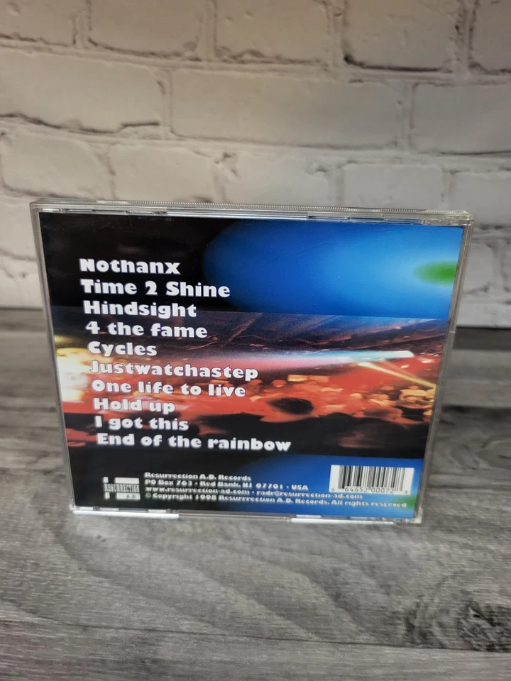 Resurrection A.D. e Town Concrete Time2Shine CD 1998 NJHC RR07 Hardcore Rap Foto 2 de 4