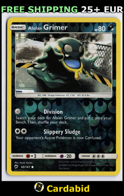 Alolan Grimer - SM03 #83/147 SM - Burning Shadows Reverse Holo Kouki Saitou LP