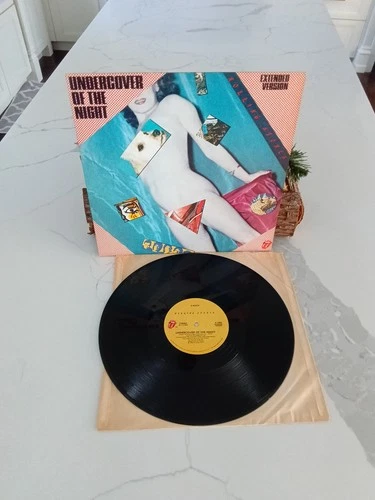 The Rolling Stones Undercover Of The Night 1983 12" ROCK LP VINYL ALBUM RECORD